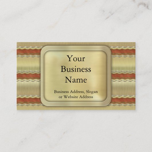 Carte De Visite Rubans de Noël (Devant)