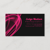Carte De Visite Rubans fumés Abstrait u797 (Dos)