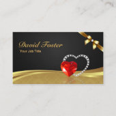 Carte De Visite Ruby Diamond Bijoux bijoux en or (Devant)