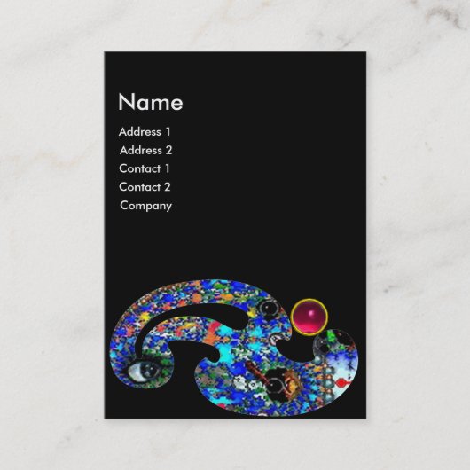 Carte De Visite RUBY EPHÉMERAL / Beauté, Salon, Spa, Maquillage (Devant)