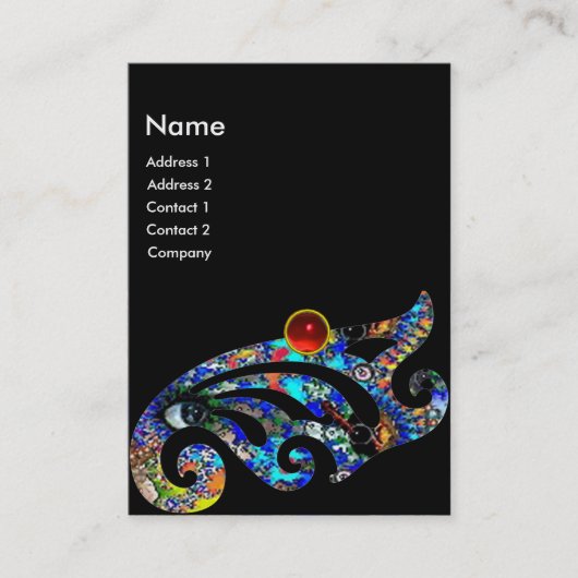 Carte De Visite RUBY EPHÉMERAL / Beauté, Salon, Spa, Maquillage (Devant)