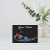 Carte De Visite RUBY EPHÉMERAL / Beauté, Salon, Spa, Maquillage (Debout devant)