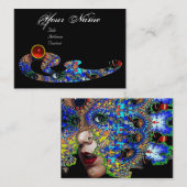 Carte De Visite RUBY EPHÉMERAL / Beauté, Salon, Spa, Maquillage (Devant / Derrière)