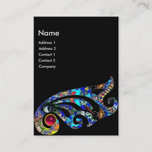 Carte De Visite RUBY ÉPHÉMÈRE / Beauté, Salon, Spa, Maquilleur (Devant)