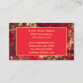 Carte De Visite Ruby et or (Dos)