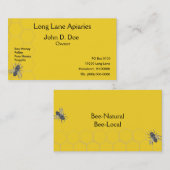 Carte de visite - rucher - l'apiculture (Devant / Derrière)