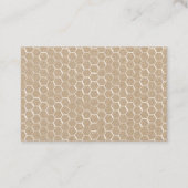 Carte De Visite Rucher rustique d'abeille (Dos)