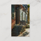 Carte De Visite Rue à New Castle, Delaware - Platinum (Dos)