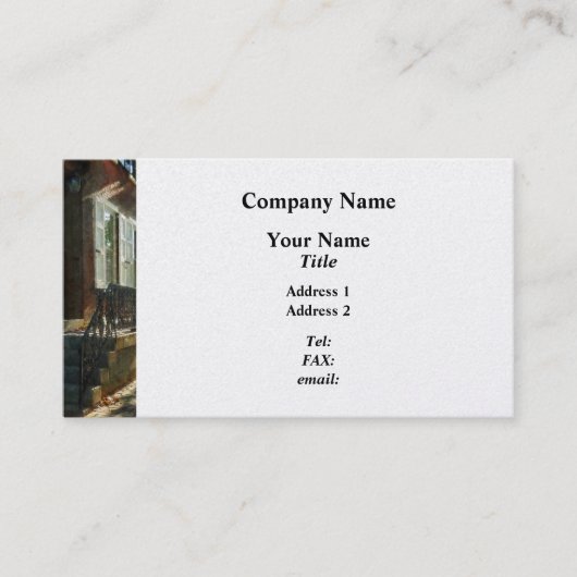 Carte De Visite Rue à New Castle, Delaware - Platinum (Devant)
