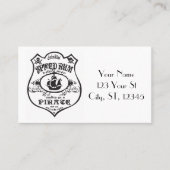 Carte De Visite Rum épicé Pirate Boisson Thunder_Cove  (Devant)