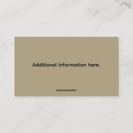 Carte De Visite Runner Errand modifiable (Dos)