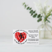 Carte De Visite Rupture des affaires personnelles d'entraîneur de (Debout devant)