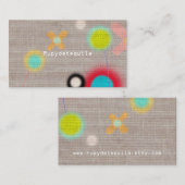 Carte de visite Rupydetequila Cute Flora (Devant / Derrière)