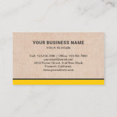 Carte De Visite Russe Burlap Construction Bulldozer Excavateur (Dos)