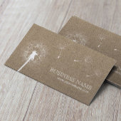 Carte De Visite Russe Burlap Dandelion Mariage Planning