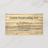 Carte De Visite Russe Circulaire Vêtements de travail du bois de s (Dos)