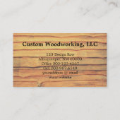 Carte De Visite Russe Circulaire Vêtements de travail du bois de s (Dos)