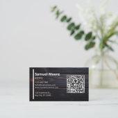 Carte De Visite Russe Joinery Black Bois Africain (Debout devant)