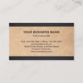 Carte De Visite Russe Kraft Logistique Transport Camion (Dos)