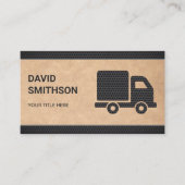 Carte De Visite Russe Kraft Logistique Transport Camion (Devant)