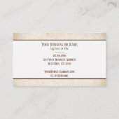 Carte De Visite Russe Pays Silhouette Moose (Dos)