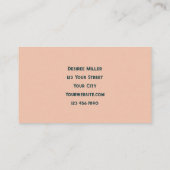 Carte De Visite Russe Western Turquoise Tan Tan Tan Tan Tan Skull (Dos)