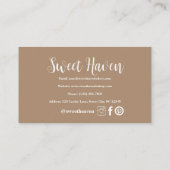 Carte De Visite Rustic Bakery Junk Journal (Dos)