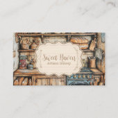 Carte De Visite Rustic Bakery Junk Journal (Devant)
