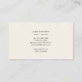 Carte De Visite Rustic Chicken Fresh eggs Illustration Farmer  (Dos)