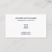 Carte De Visite Rustic Country Mountains Nature Pittoresque (Dos)