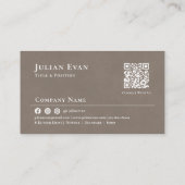 Carte De Visite Rustic Flour Whisk Pastry Chef Artisan Bakery (Dos)