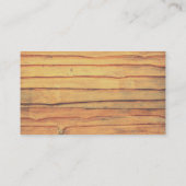 Carte De Visite Rustic Green Circular Vis Boiserie Double Noms (Dos)