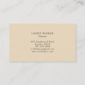 Carte De Visite Rustic Honey Bee Beekeeper Apiary (Dos)