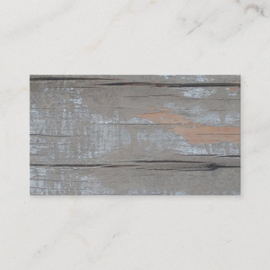 Carte De Visite rustic planks (Devant)