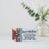 Carte de visite Rustic Tin Panneau Plafond Pays Ou (Debout devant)