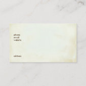 Carte De Visite Rustic Wreath (Dos)