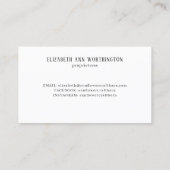 Carte De Visite Rustique aquarelle grange et tournesols Pays (Dos)