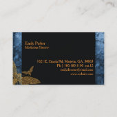 Carte De Visite Rustique Cicada Professionnel (Dos)