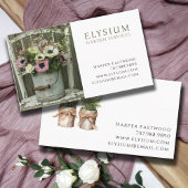 Carte De Visite Rustique Fleur sauvage Gardener