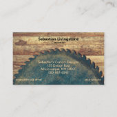 Carte De Visite Rustique Green Circulaire Vache Professionnel (Devant)