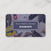 Carte De Visite Rustique Handyman Services (Devant)