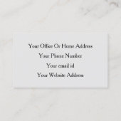 Carte De Visite Rustique Orange Parties scintillant Boutique Hair  (Dos)