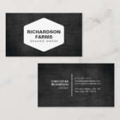 Carte de visite RUSTIQUE POUR AGRICULTEURS, AGRICU (Devant / Derrière)