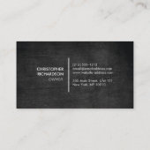 Carte de visite RUSTIQUE POUR AGRICULTEURS, AGRICU (Dos)