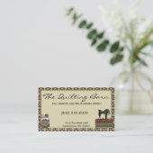 Carte de visite rustique primitif de couture/couch (Debout devant)