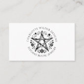 Carte De Visite Rustique Wiccan Pagan Jewelry Designer QR Code (Devant)