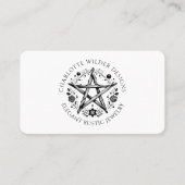 Carte De Visite Rustique Wiccan Pagan Jewelry Designer QR Code (Devant)