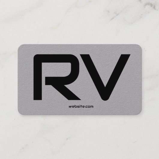 Carte De Visite 🚐 RV Code QR personnalisé Premium (Devant)