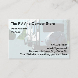 Carte de visite RV et Camper Store