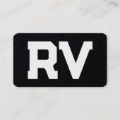 Carte De Visite RV Motorhome (Devant)